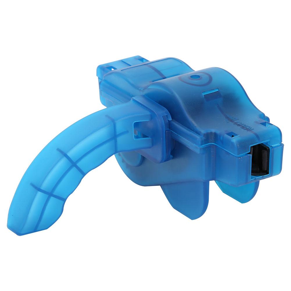 Plastic Blue Black Lightweight Portable Mountain Bike Chain Washer Cleaning Brush Handle KitBike Chain Washer