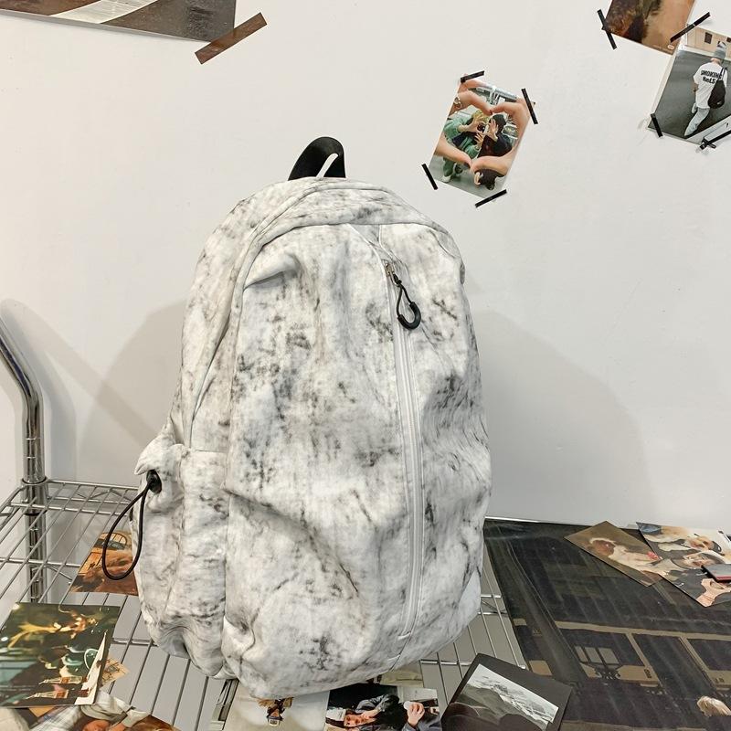 Schultasche Große Kapazität Dunkles Muster Schultasche Mittelschüler Design Sinn Rucksack Oberschüler Paar Werkzeug Wind Computer