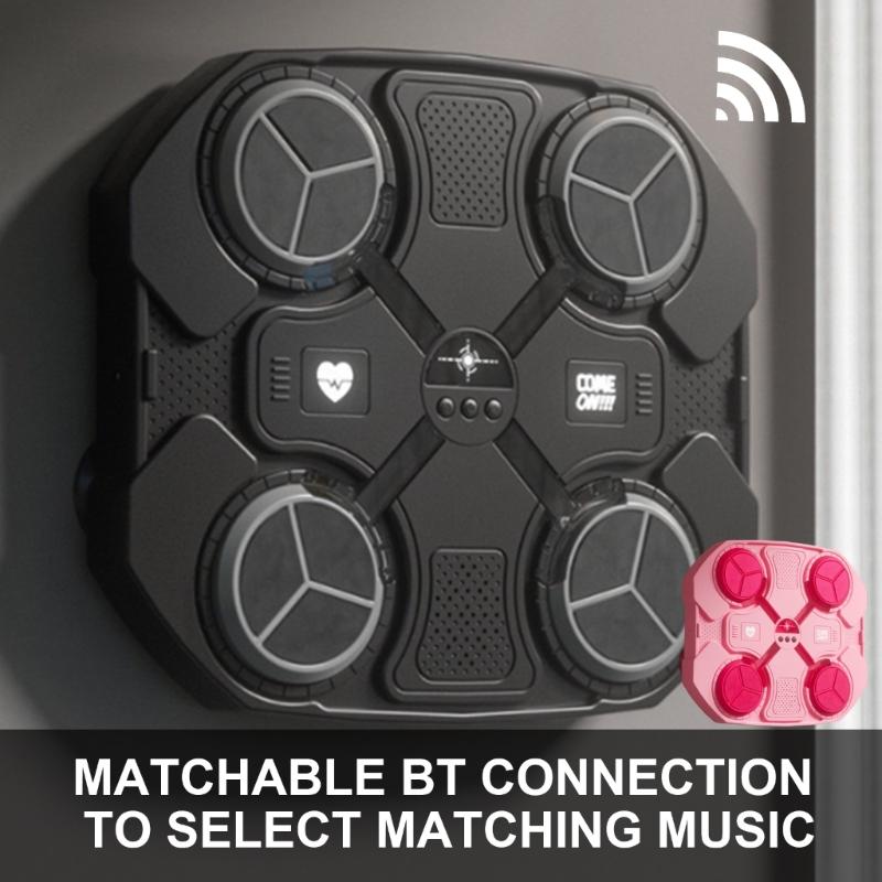 Kid Boxing Training Workout Equipment with Boxing Gloves Wall Mounted Boxing Targets Punching Bag Musical Boxing Machine