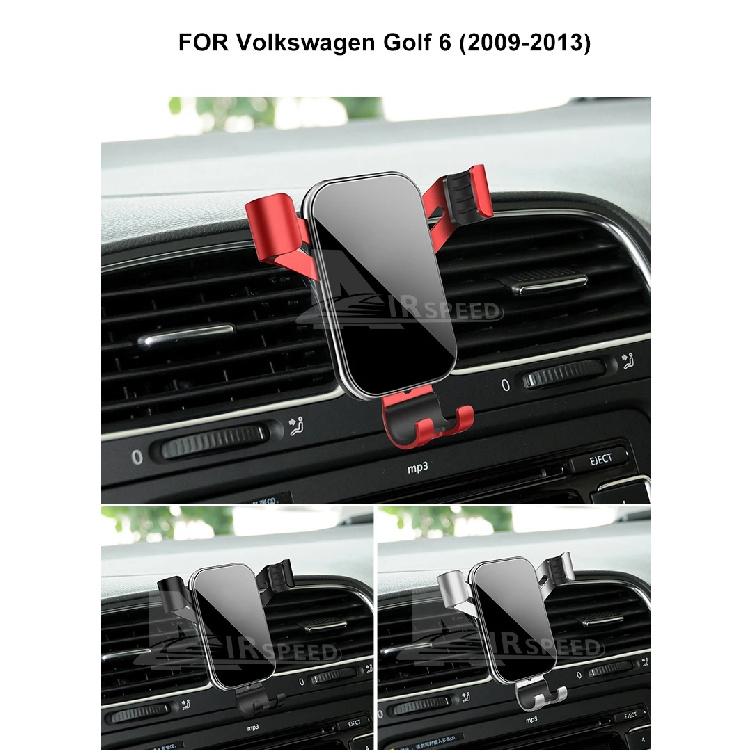 Gravity Car Phone Holder For Volkswagen VW Golf 6 MK6 2009 2010 2011 2012 2013Car Phone Holder Special Fixed Bracket Accessories