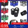 Autoaufkleber 4 Stück Auto Styling Aluminium Emblem Rad Reifen Ventilschaft Luftkappen für Skoda Fabia Octavia Rapid Yeti Superb Octavia A5