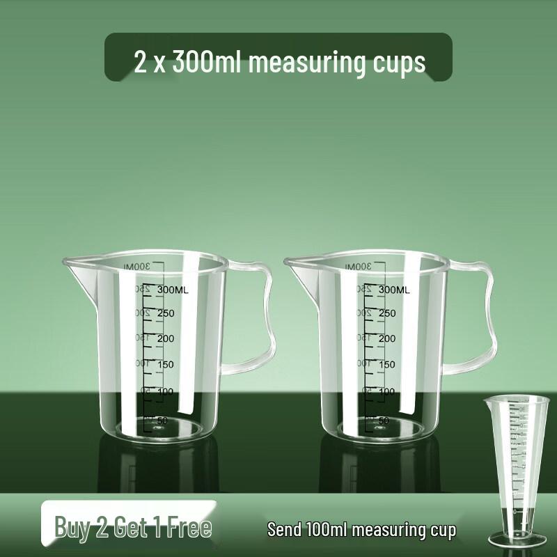 ZISIZ PC Acrylic Graduated Measuring Cup