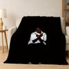 3D K-Ken Snger C-Carson Cover Xperiment Flannel Blanket Soft Throw Blanket Art For Home Decor Bedroom Bed Sofa Picnic Fans Gifts