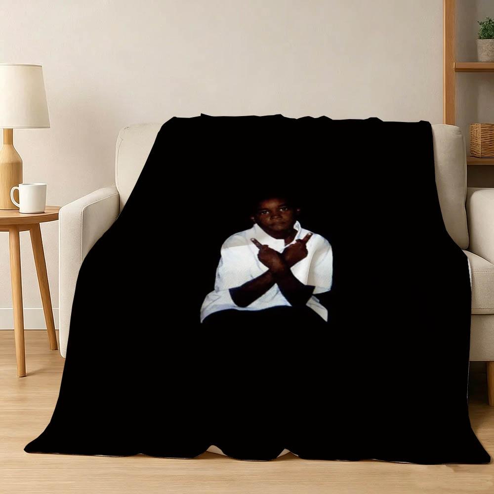 3D K-Ken Snger C-Carson Cover Xperiment Flannel Blanket Soft Throw Blanket Art For Home Decor Bedroom Bed Sofa Picnic Fans Gifts