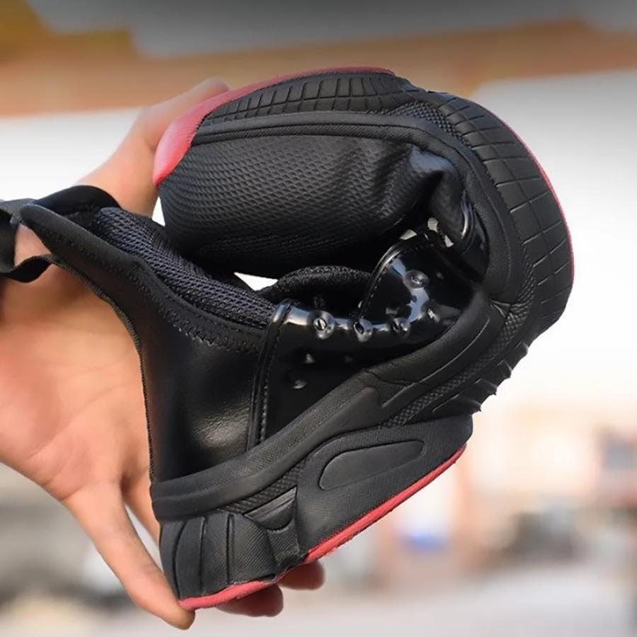 Men Work Boots Indestructible Safety Shoes Men Steel Toe Shoes Puncture-Proof Work Sneakers for Men Durable Footwear