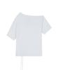 ILLIGO Love One-Shoulder Oversized T-Shirt White