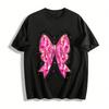 Inspirational Bow Heart Print Tee You Are Loved Worthy Enough Top Pure Cotton T-shirt