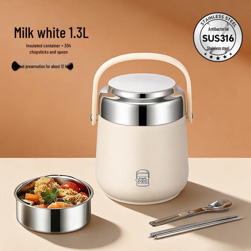 Lijia 1.3L Double-Layer Insulated Lunch Box