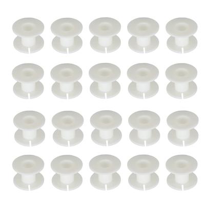 20 SZT Plastikowe Puste Szpule na Drut 39mm ABS Puste Szpulki Szpule na Drut do Nici do DIY Zwrotnicy Głośnikowej