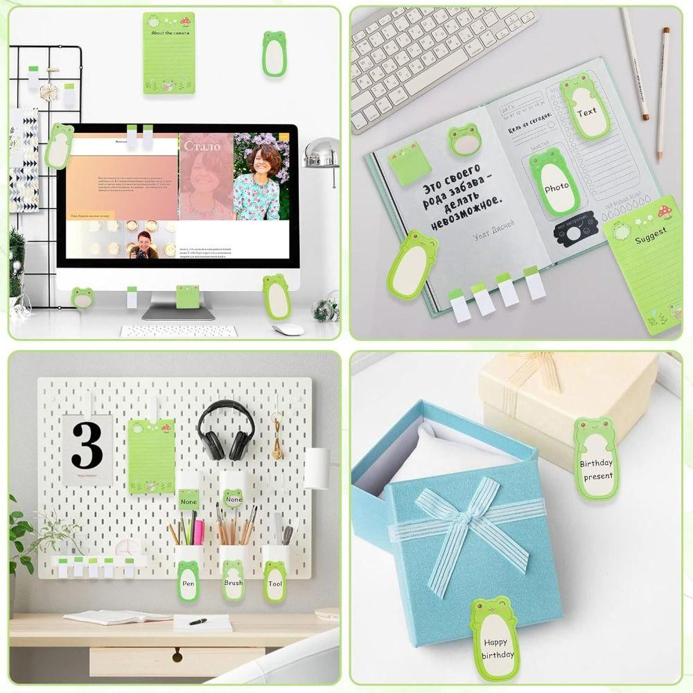 Thickened Self-Adhesive Sticky Notes 50 Sheets Square Memo Pad Animal Sticky Notes Set  Stationery