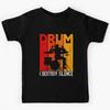 I DESTROY SILENCE TSHIRT, FUNNY DRUMMER Kids T-Shirt