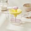 Push Down Egg Beater Large Capacity Hand Plunger Mixer MultiFunctional Cup for Home
