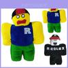 Novo Pelúcia Clássica Roblox Boneca de Pelúcia Macia Com Chapéu Roblox Removível Para Crianças Presente de Natal