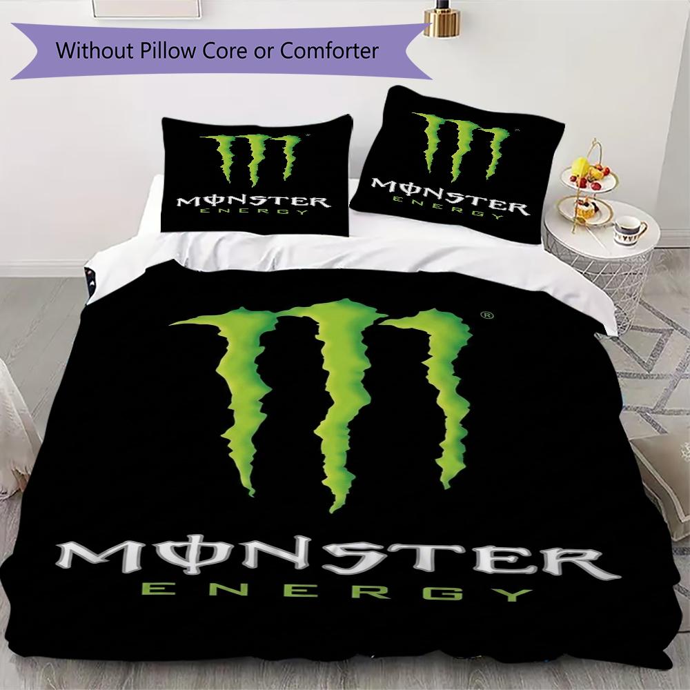 Monster Energy raksta gultasveļa, sega, segas