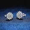 925 Silver Earrings Inlaid Zircon Stone Classics for Women Wedding Jewelry Engagement Fashion High Quality Gifts Party
