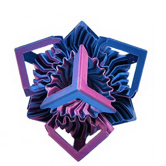 3D-gedruckter Zahnradwürfel Angst Stressabbau Drehbarer Zahnrad Quadratischer Block Reise Tragbar Dreh-Zahnradwürfel Sensorisches Spielzeug