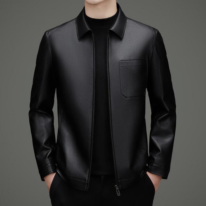 

Fengxun Men s Spring Autumn Casual Lapel Jacket 4XL / 195