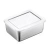 Stainless Steel Food Storage Containers Airtight Snack Containers with Lid Stackable Lunch Box for Camping Picnics School