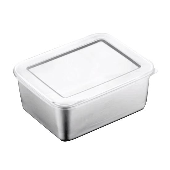 Stainless Steel Food Storage Containers Airtight Snack Containers with Lid Stackable Lunch Box for Camping Picnics School