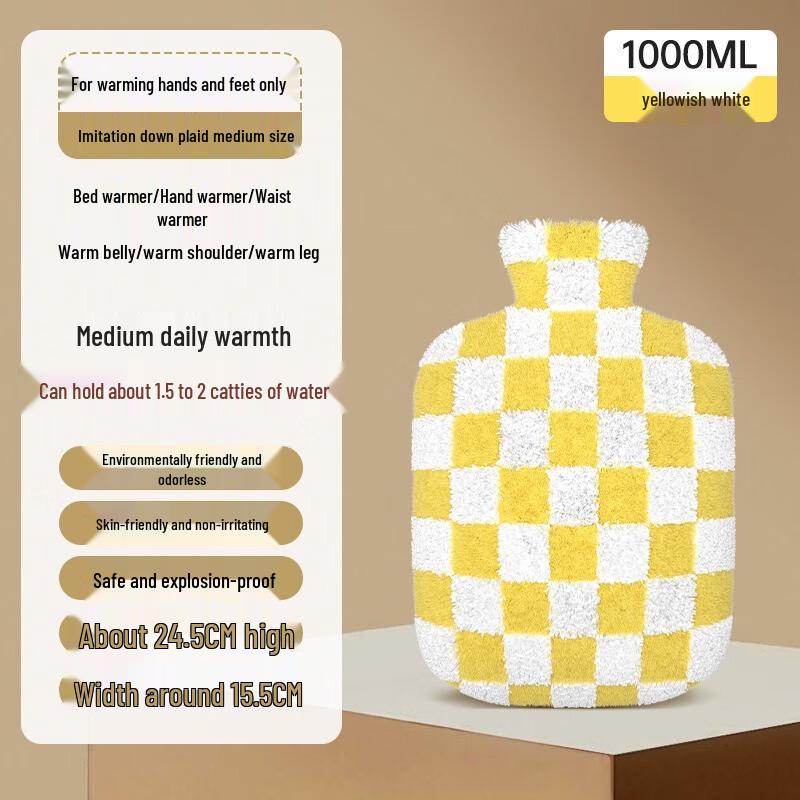 Fumede Plush Hot Water Bottle (2-Pack)