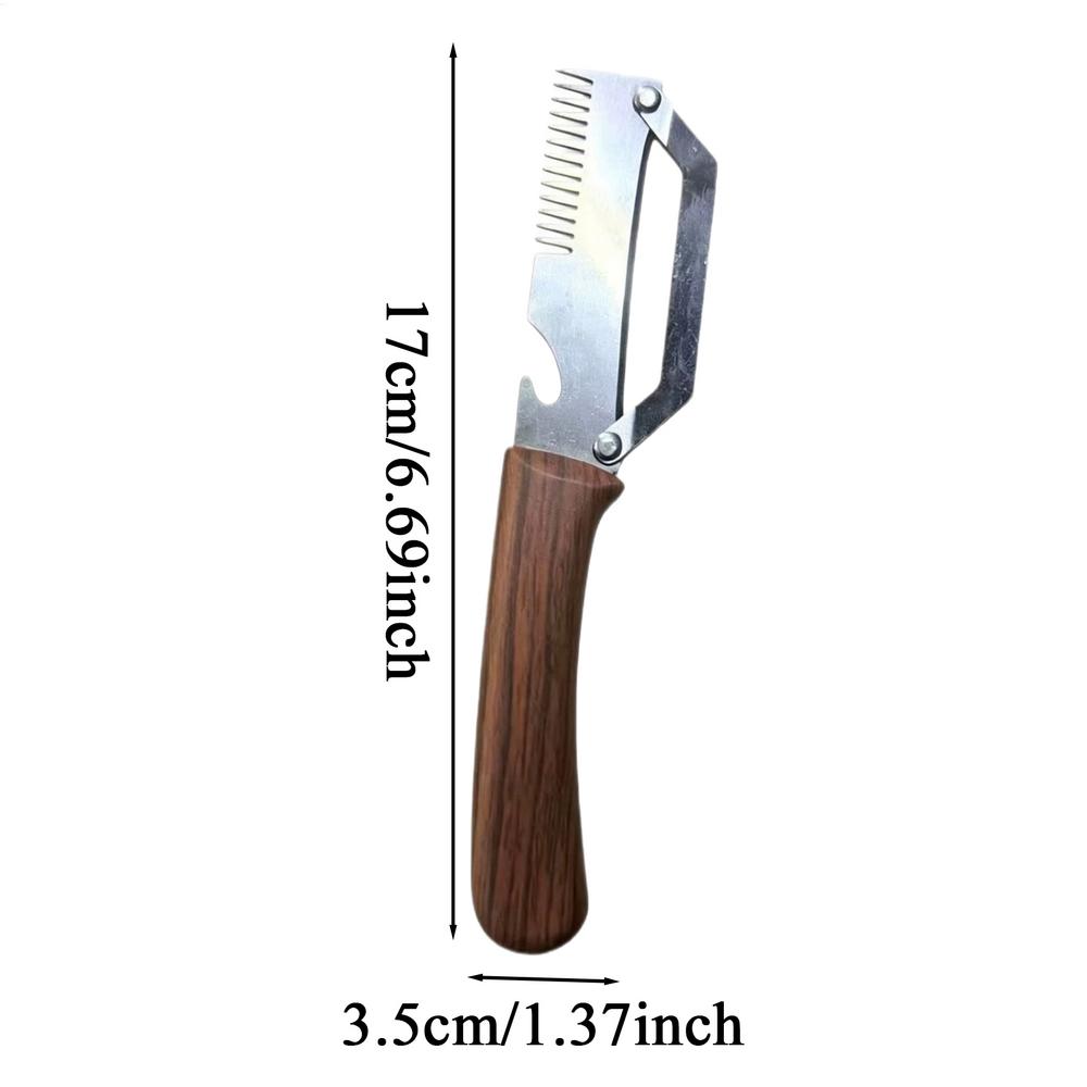 Kitchen Peeler Stainless Steel Scallion Slicer Fruit Vegetable Peeling Tool with Bottle Opener Cucumber Potato Peeler Knife