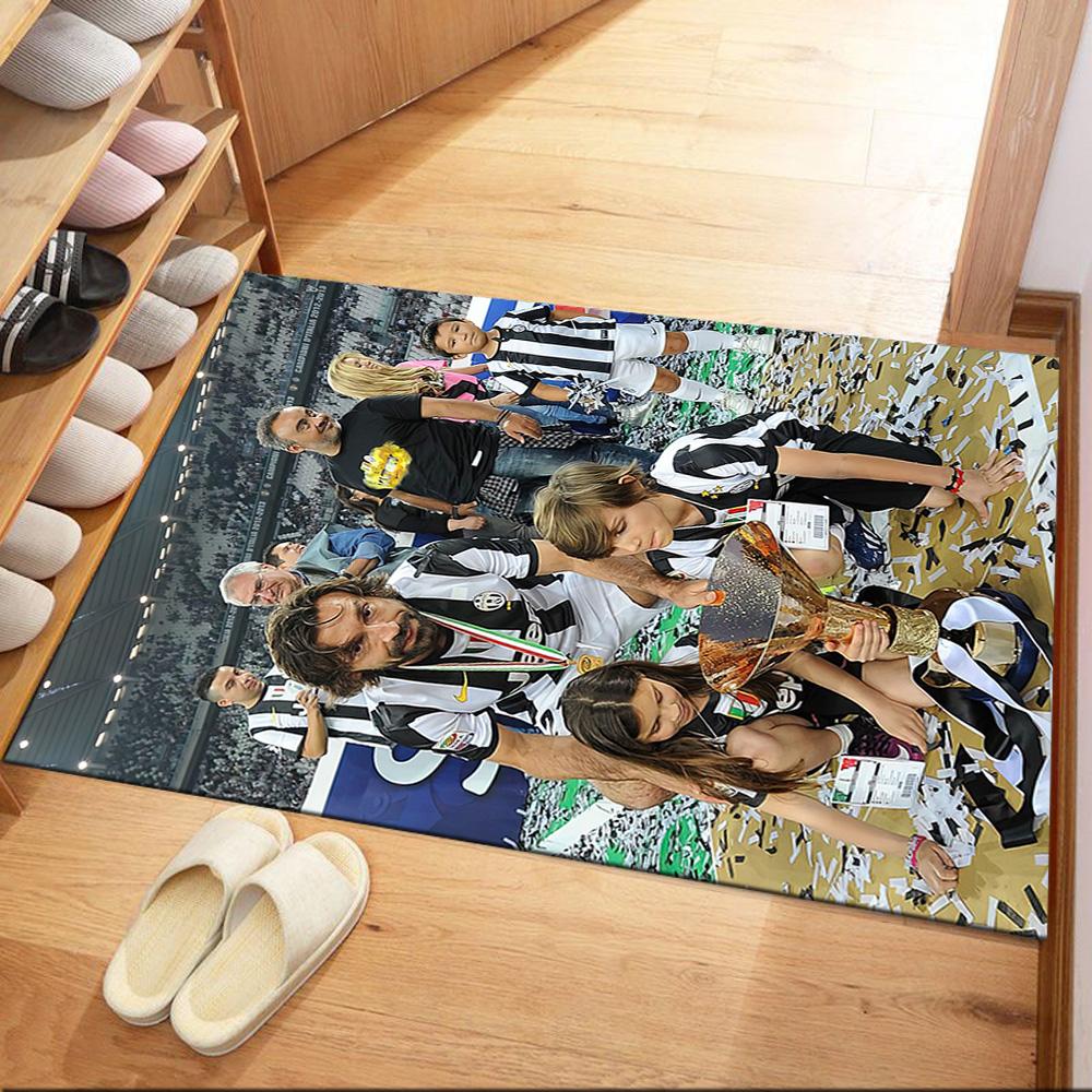Juventus Floor Rug Office Rug Perfect For Decorate Room Living Rooms Hallway Kitchen Antislip Carpet Anime Office Decor