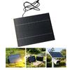 Outdoor 6W 12V Solar Charging Panel with Type C Output Portable Solar Panel for Mobile Device for Hiking Camping Travel