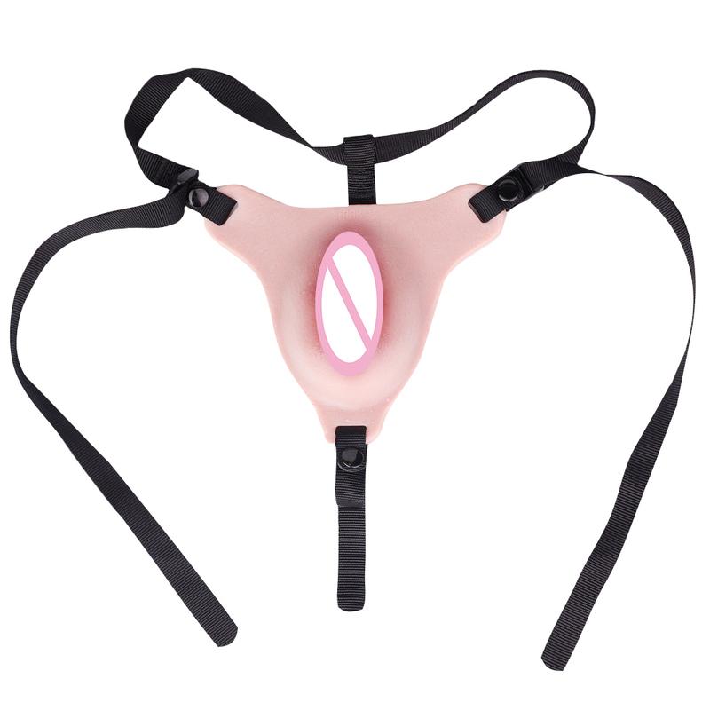 ANOSX Silicone Chastity Cage Device Male Chastity Belt Strapon Penis Sleeve Realistic Clitoris Vagina Wish BDSM Sex Toys For Men