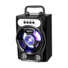 Square Dance Steel Cannon High Fidelity Wireless Bluetooth Caixa De Som Subwoofer Portable Supports Cards Insertion USB Speakers