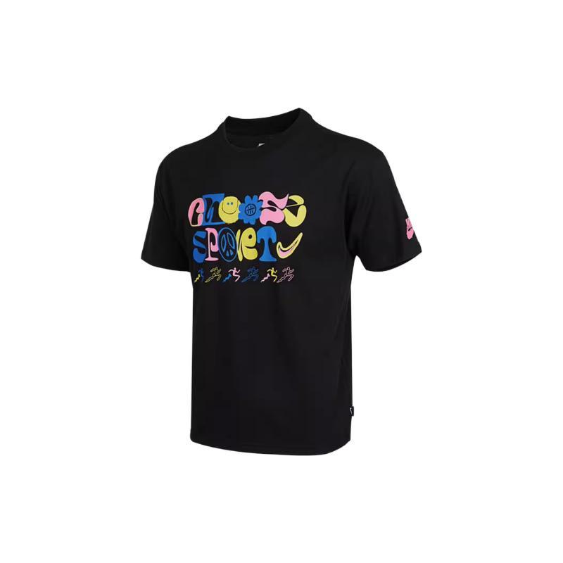 New Nike Set In Sleeve T Shirt Men's Black DJ1348-010