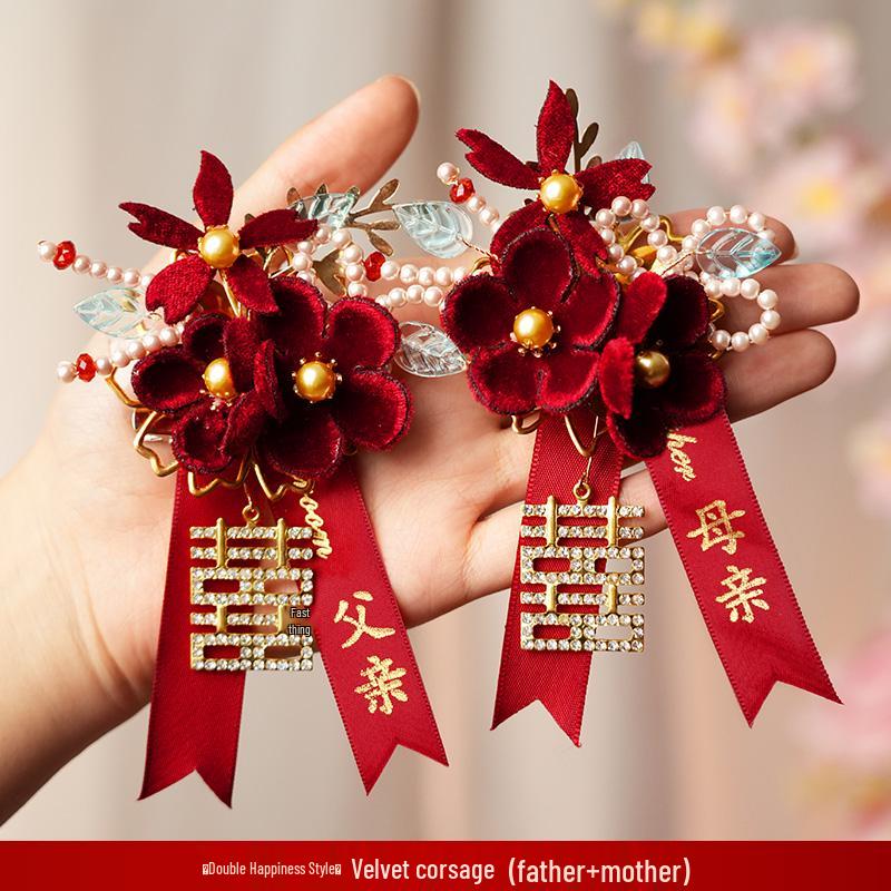 Wedding Boutonniere & Corsage for Groom, Bride, Parents, Best Man, Bridesmaid