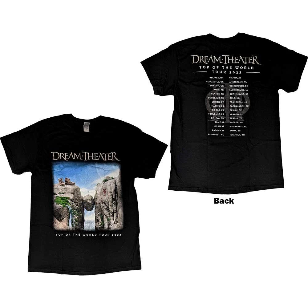 Dream Theater TOTW Cover Art Tour 2022 T-Shirt Black New