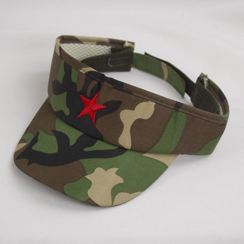 Children's Military-Style Sun Hat with Five-Pointed Star Camouflage – Summer Sun Protection Cap