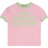Gucci T Shirts Women's Pink Crew Neck Moderate 695816-XJED4-5904