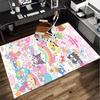 Hello Cat Fantasy World Office Rug Chair Mat, Game Carpet, Suitable for Front Door, Bedroom, Living Room, Desk, Holiday Gift