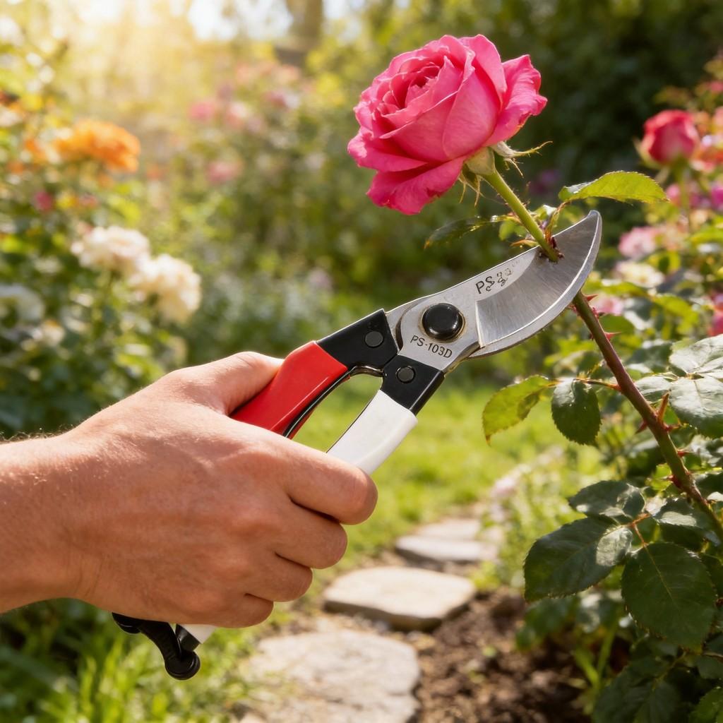 Garden Pruning Shears Handheld Horticulture Tool With Ergonomic Handles For Flower And Tree Maintenance
