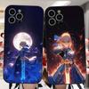 Fate Z-Zero Stay Night Saber Phone Case For iPhone 16 15 14 13 12 11 PRO MAX PLUS Mini TPU Soft To Skin-friendly Case