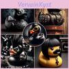 Gotische Duckieville Stijl EendenDonkere Punk EendenMooie En Unieke Eenden Decoratieve Ornamenten Voor BarsKastenBureau'sAuto's