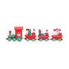 Christmas Train Toys Set Miniature Color Cartoon Christmas Train Model for Kids Boys GirlsC