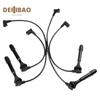 2750123B70  4PCS Spark Plug Wires For Hyundai Elantra Tiburon Tucson For Kia Spectra Spectra5
