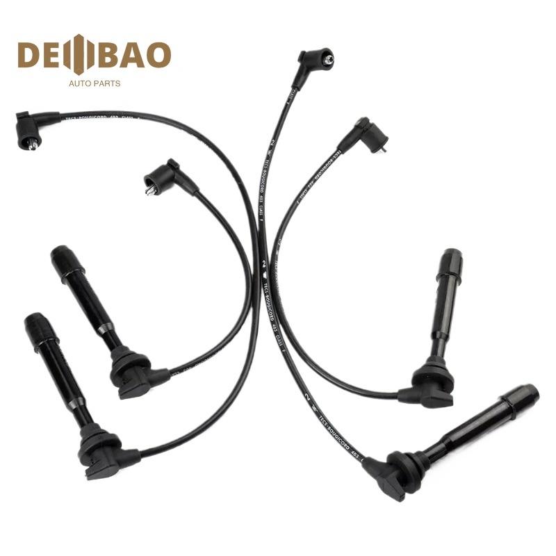 2750123B70  4PCS Spark Plug Wires For Hyundai Elantra Tiburon Tucson For Kia Spectra Spectra5