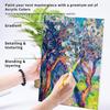 24-Color Acrylic Paint Set, 12ml Tubes, Waterproof & Sunscreen, for Fine Art & DIY