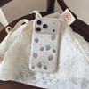 Rounded Edge IMD Strawberry Star Phone Case for iPhone 17 Pro Max, Compatible with 15 Pro and iPhone 16, Designed for Women