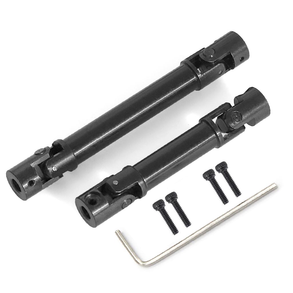 RC Center Drive Shafts Steel Driveshafts for SCX24 Upgrades AXI00001 C10 AXI00002 JLU AXI00006 1/24 Scale RC Crawler Car