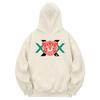 Khc0031 Lotx Fleece-Lined Hoodie - Cream