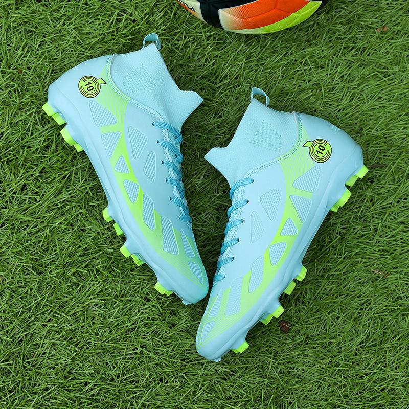 Xiyin High-Top Breathable Football Futsal Shoes with Long/Multi Studs