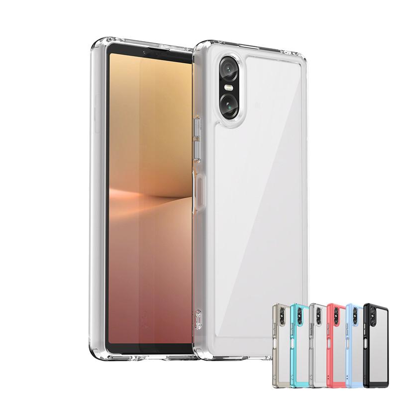 For Sony Xperia 10 VI Case Sony Xperia 1 VI Cover Luxury Shockproof Hard PC TPU Silicon Phone Back Cover For Sony Xperia 10 VI