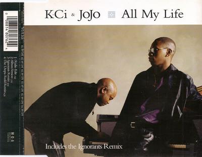 CD K-CI & JOJO - All My Life MCSTD48076 MCA Records 1998 UK Rap & Hip-Hop/R&B Used