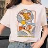 Lets Summon Demons Aesthetics T Shirt Unisex Summer Casual Harajuku Cartoon Print Satan Short Sleeve Tops Camiseta Streetwear