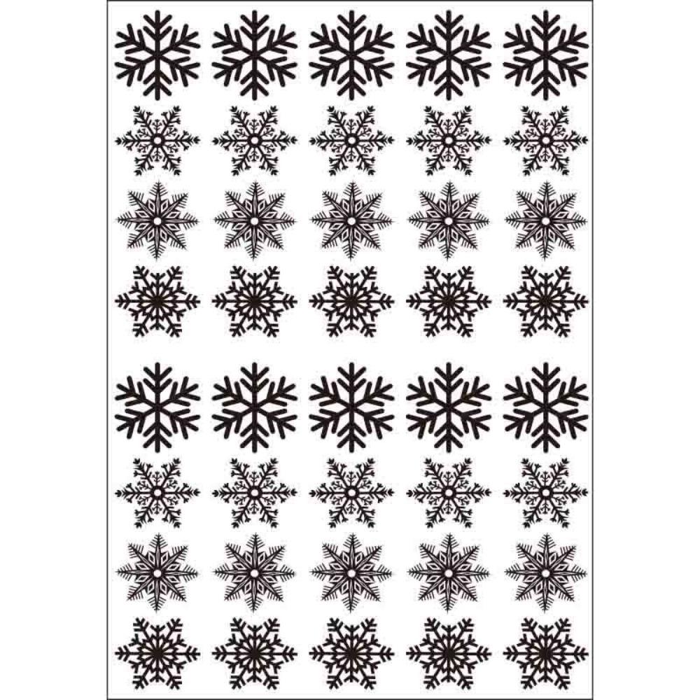 30pcs Electrostatic Wall Sticker White Snowflake Window Decal Christmas Snowflakes Sticker  New Year